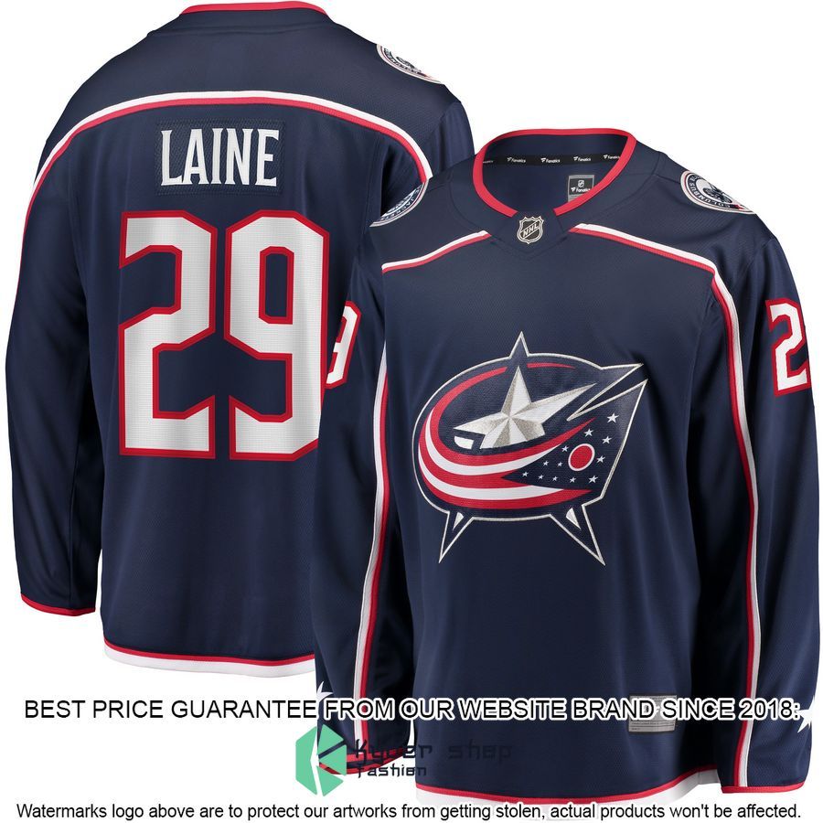 Patrik Laine Columbus Blue Jackets Home Navy Hockey Jersey