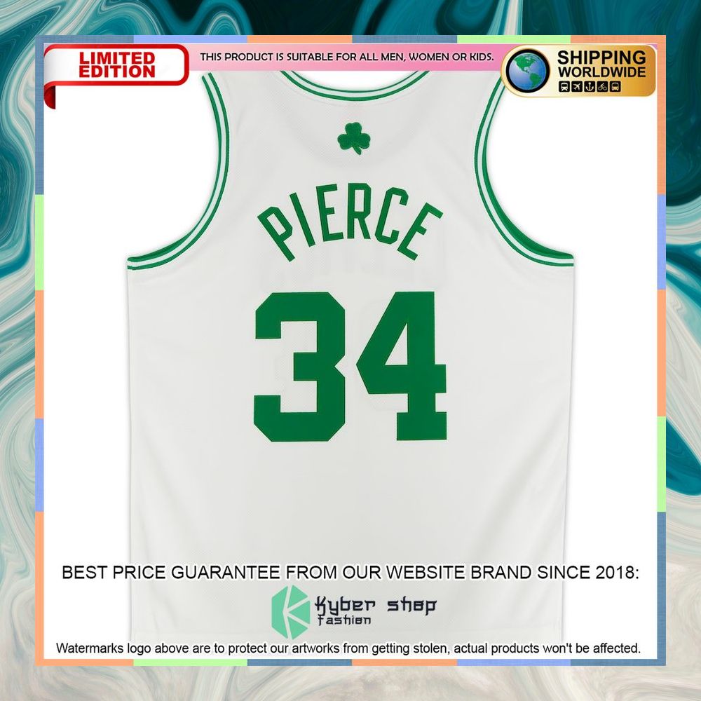 Paul Pierce Boston Celtics 2007-08 Mitchell & Ness Signature on Front White Basketball Jersey 6 Paul Pierce Boston Celtics 2007-08 Mitchell & Ness Signature on Front White Basketball Jersey word2