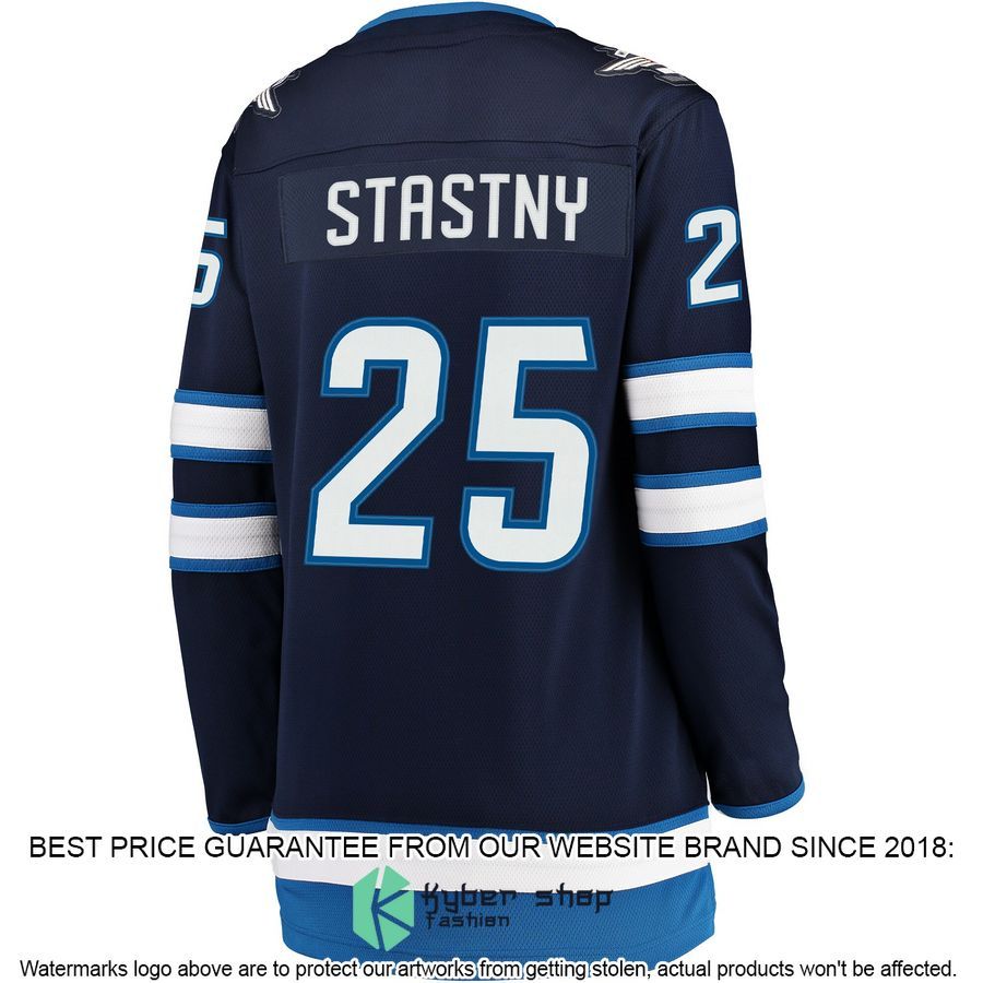Paul Stastny Winnipeg Jets Women's Navy Hockey Jersey 3 Paul Stastny Winnipeg Jets Women's Navy Hockey Jersey word3
