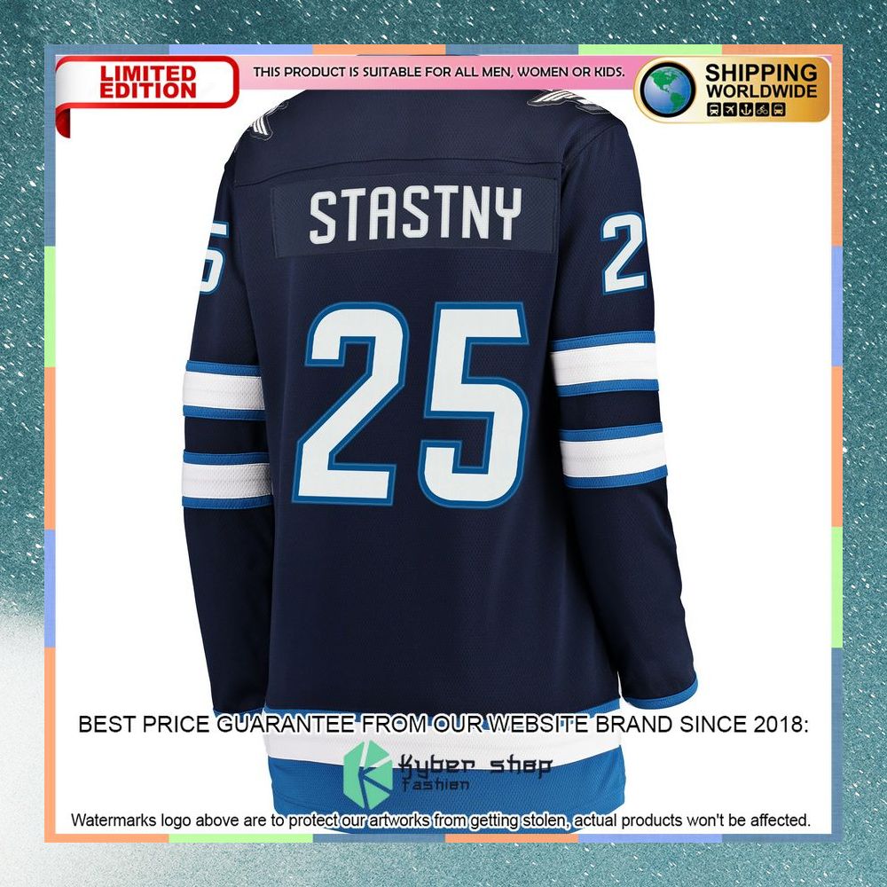 Paul Stastny Winnipeg Jets Women's Navy Hockey Jersey 11 Paul Stastny Winnipeg Jets Women's Navy Hockey Jersey word3