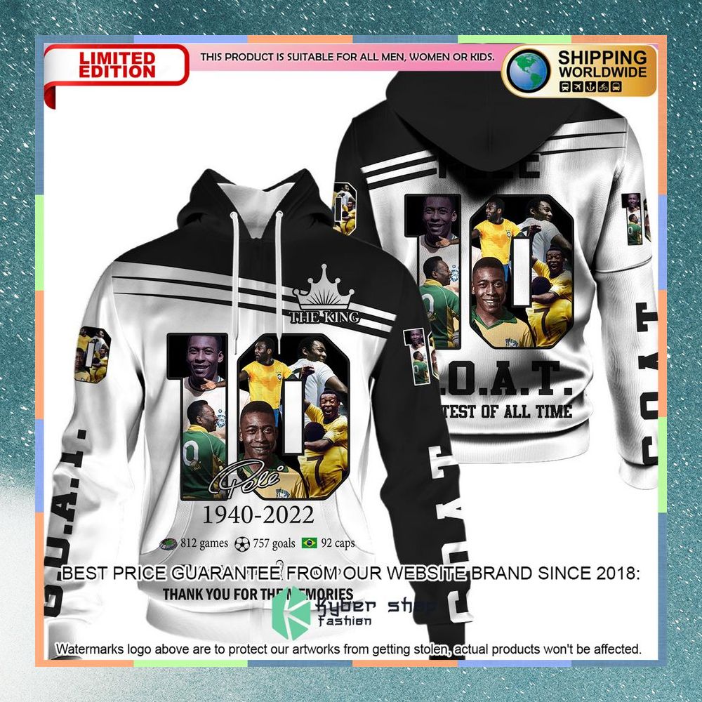 Pele 10 GOAT Shirt, Hoodie 6 Pele 10 GOAT Shirt, Hoodie word3