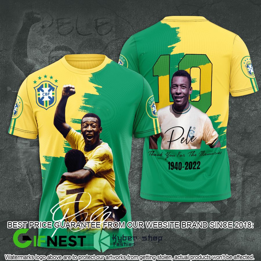 Pele 1940 - 2022 Thank You For The Memories Shirt, Hoodie