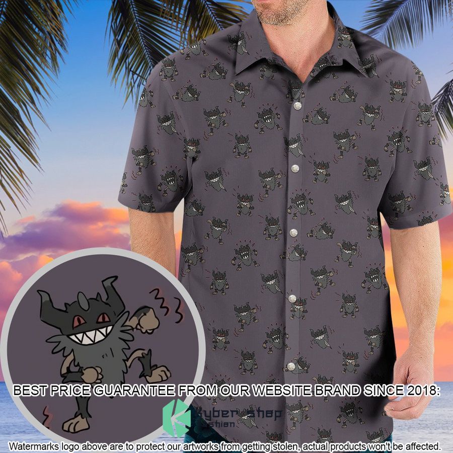 Perrrrrserker Pokemon Pattern Hawaiian Shirt