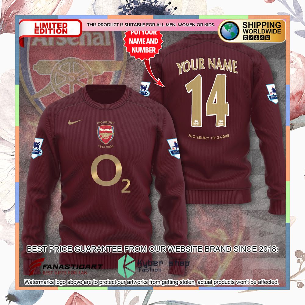 Personalized Arsenal FC Nike Hoodie, Shirt 3 Personalized Arsenal FC Nike Hoodie, Shirt word3