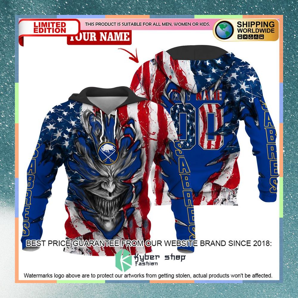 Personalized Buffalo Sabres Demon US Flag 3D Hoodie 7 Personalized Buffalo Sabres Demon US Flag 3D Hoodie word3