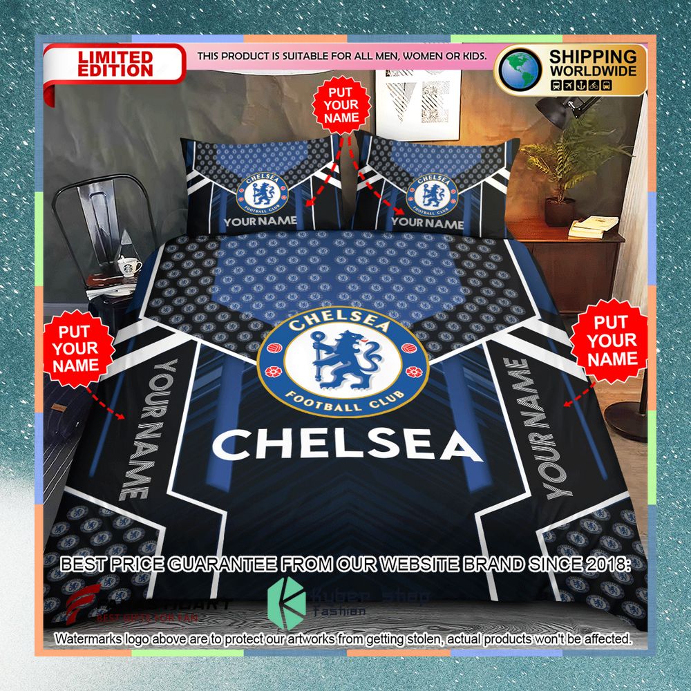 Personalized Chelsea FC Bedding Set 7 Personalized Chelsea FC Bedding Set word2