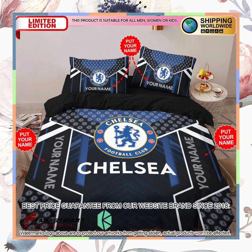 Personalized Chelsea FC Bedding Set 5 Personalized Chelsea FC Bedding Set word2