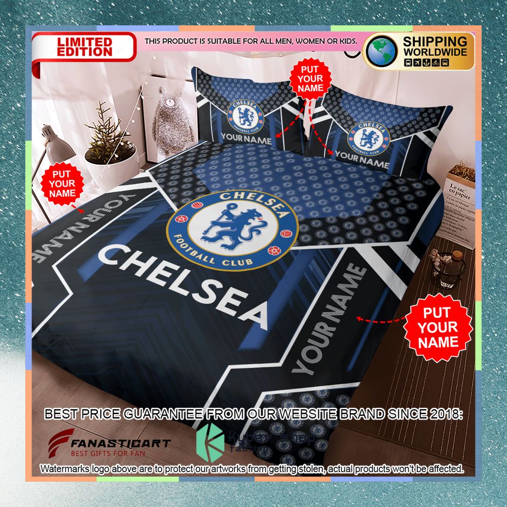 Personalized Chelsea FC Bedding Set 9 Personalized Chelsea FC Bedding Set word2
