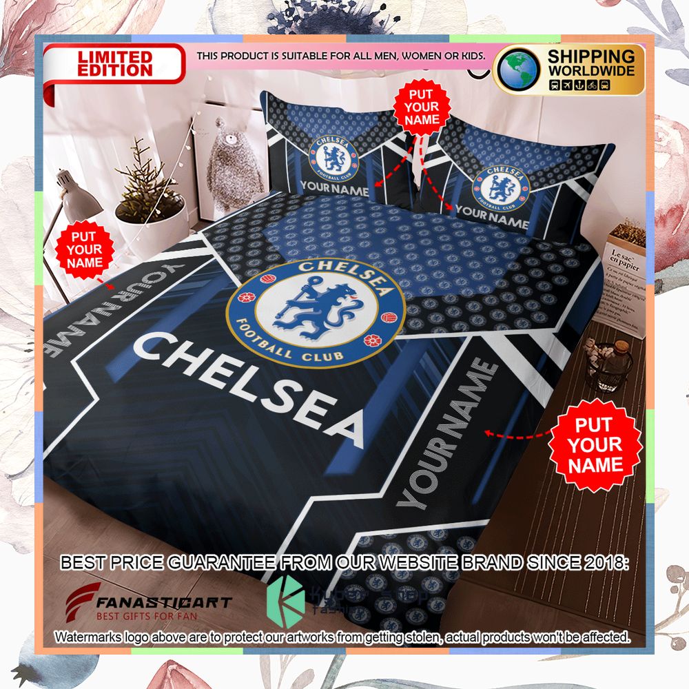 Personalized Chelsea FC Bedding Set 6 Personalized Chelsea FC Bedding Set word2