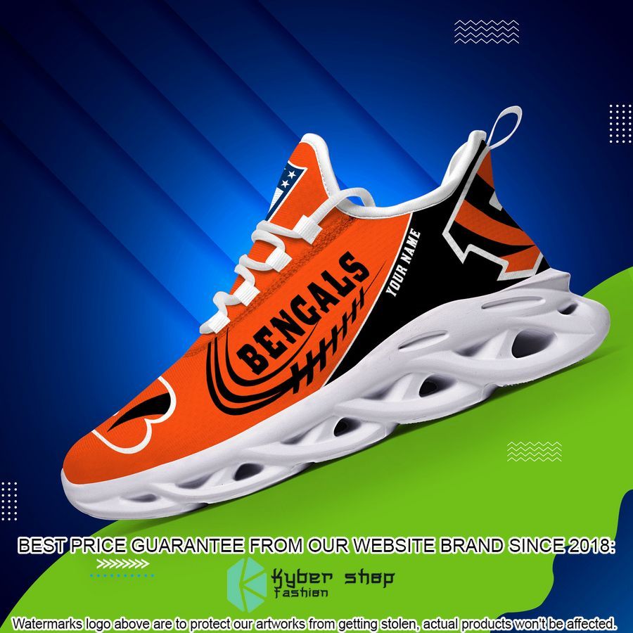 Personalized Cincinnati Bengals Max Soul Shoes 3 Personalized Cincinnati Bengals Max Soul Shoes word3
