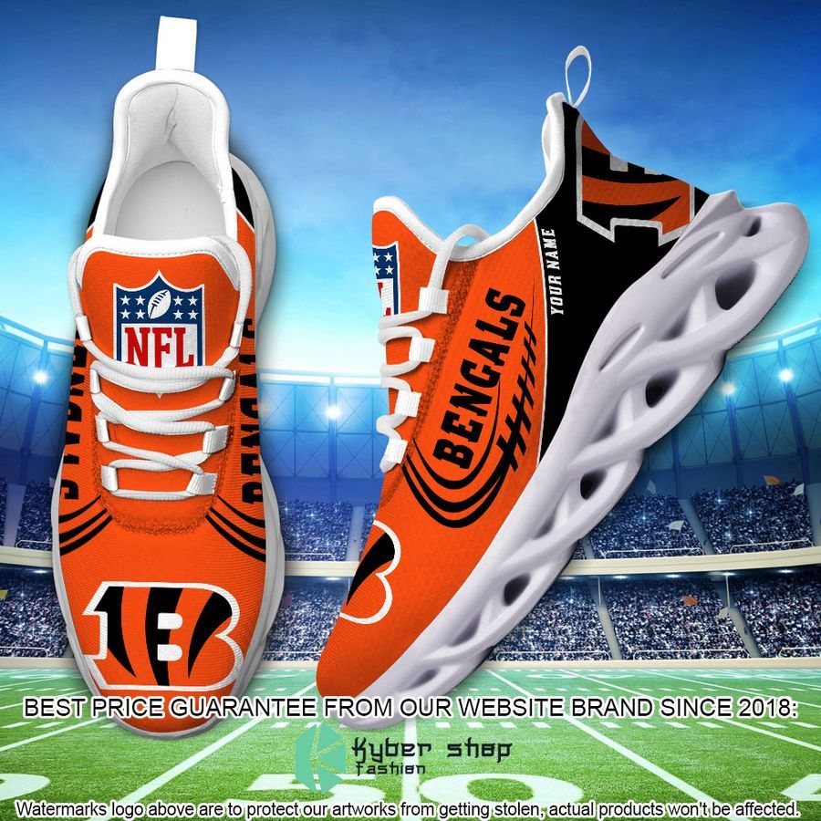 Personalized Cincinnati Bengals Max Soul Shoes 4 Personalized Cincinnati Bengals Max Soul Shoes word3