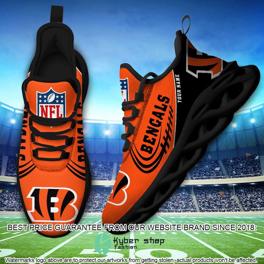 Personalized Cincinnati Bengals Max Soul Shoes 5 Personalized Cincinnati Bengals Max Soul Shoes word3