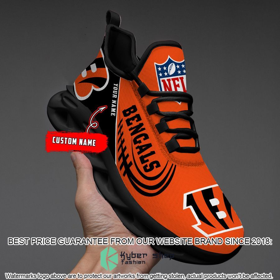Personalized Cincinnati Bengals Max Soul Shoes 8 Personalized Cincinnati Bengals Max Soul Shoes word3