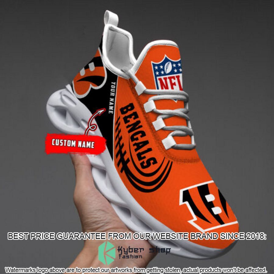Personalized Cincinnati Bengals Max Soul Shoes 9 Personalized Cincinnati Bengals Max Soul Shoes word3