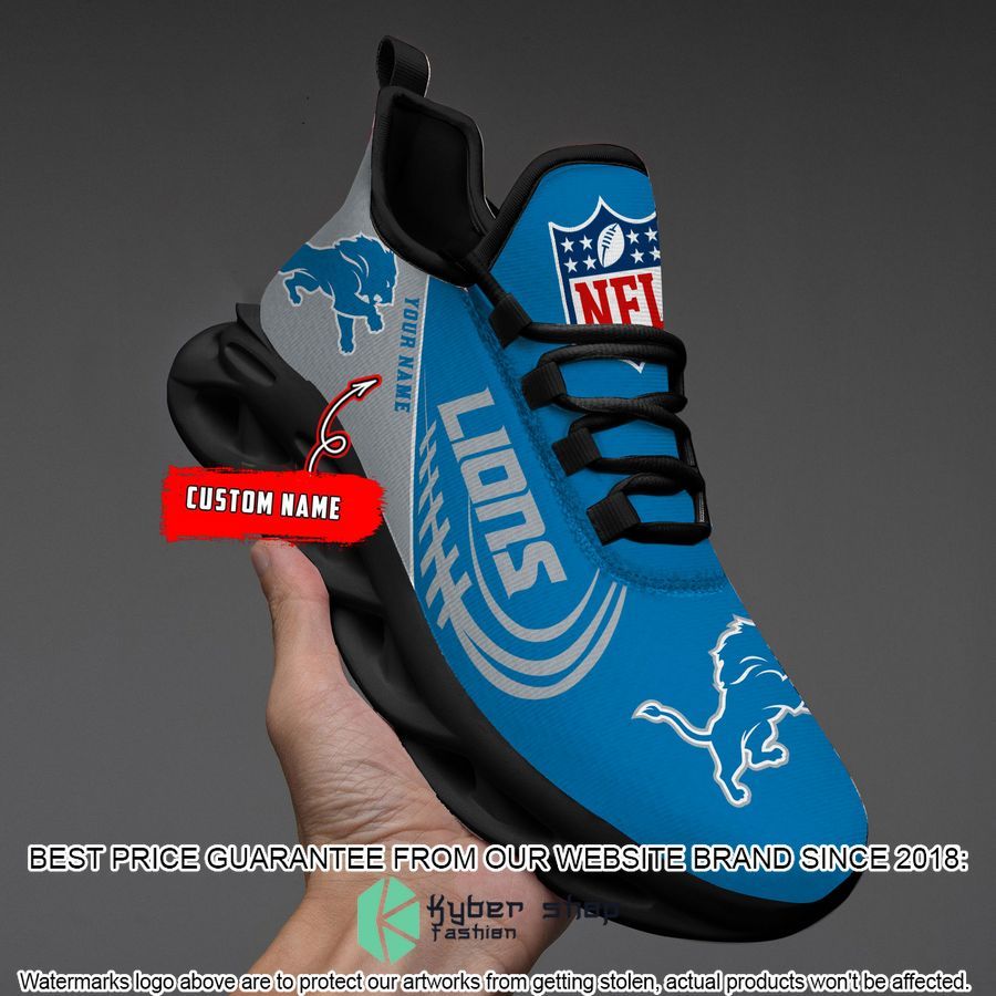 Personalized Detroit Lions Max Soul Shoes