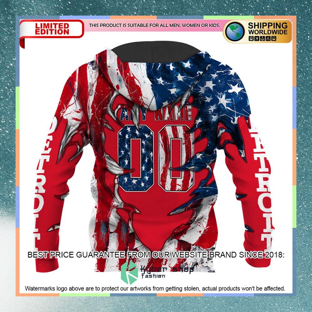 Personalized Detroit Red Wings Demon US Flag 3D Hoodie 10 Personalized Detroit Red Wings Demon US Flag 3D Hoodie word3