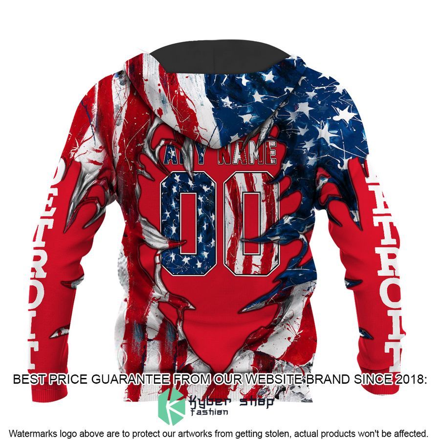 Personalized Detroit Red Wings Demon US Flag 3D Hoodie 5 Personalized Detroit Red Wings Demon US Flag 3D Hoodie word3