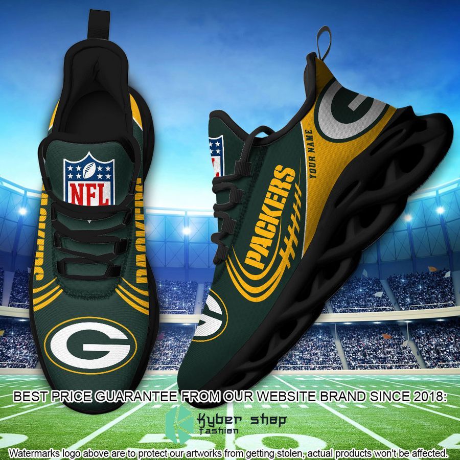 Personalized Green Bay Packers Max Soul Shoes 4 Personalized Green Bay Packers Max Soul Shoes word2