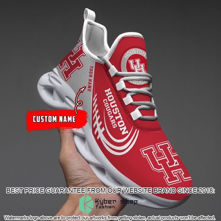 Personalized Houston Cougars Max Soul Shoes word1
