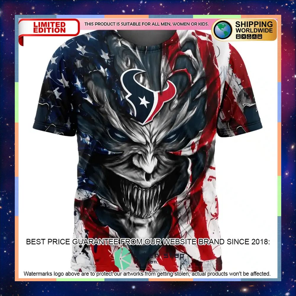 Personalized Houston Texans Demon Face American Flag Shirt, Hoodie 11 Personalized Houston Texans Demon Face American Flag Shirt, Hoodie word3