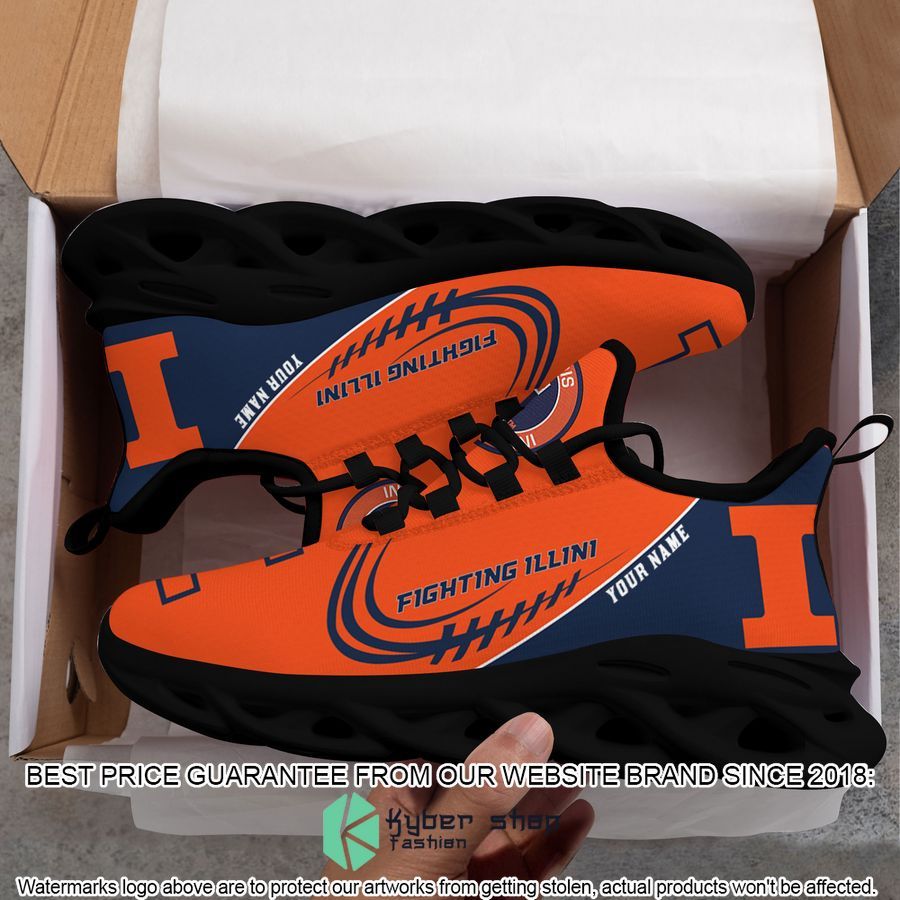 Personalized Illinois Fighting Illini Max Soul Shoes 5 Personalized Illinois Fighting Illini Max Soul Shoes word3
