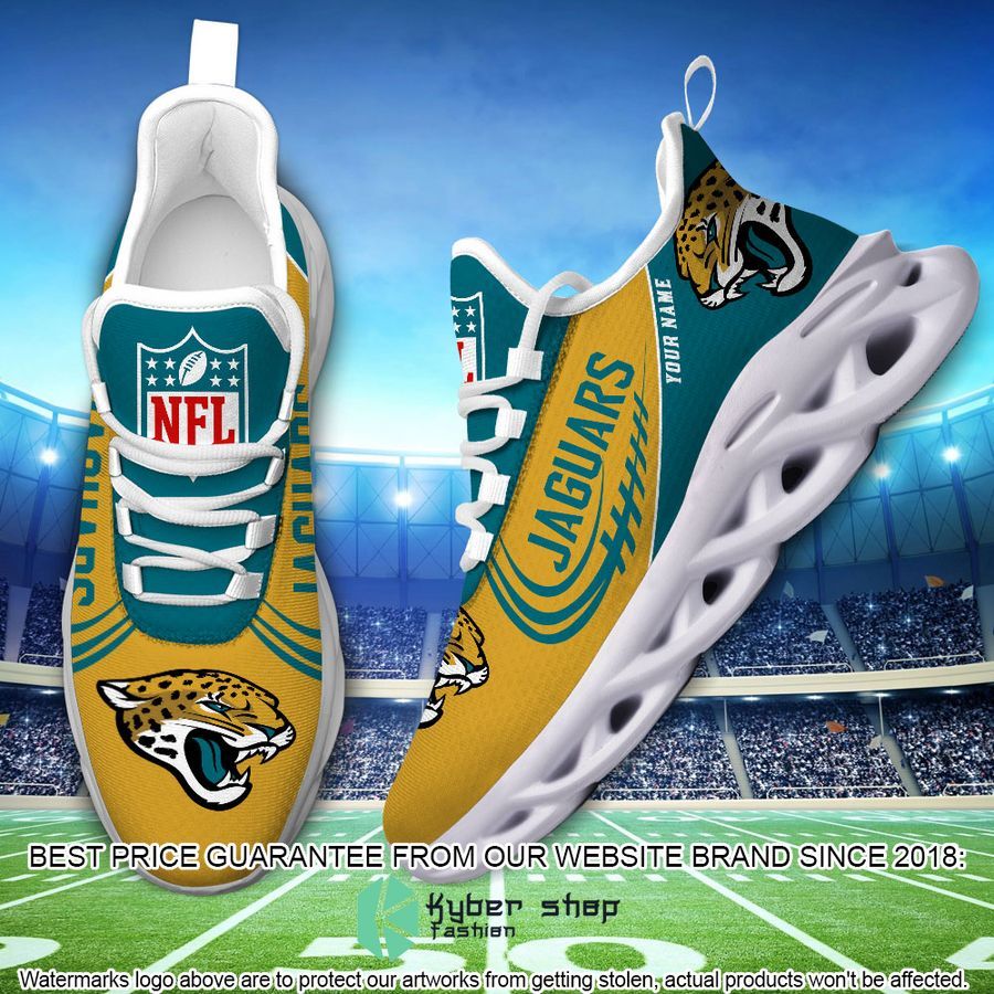 Personalized Jacksonville Jaguars Max Soul Shoes 5 Personalized Jacksonville Jaguars Max Soul Shoes word3