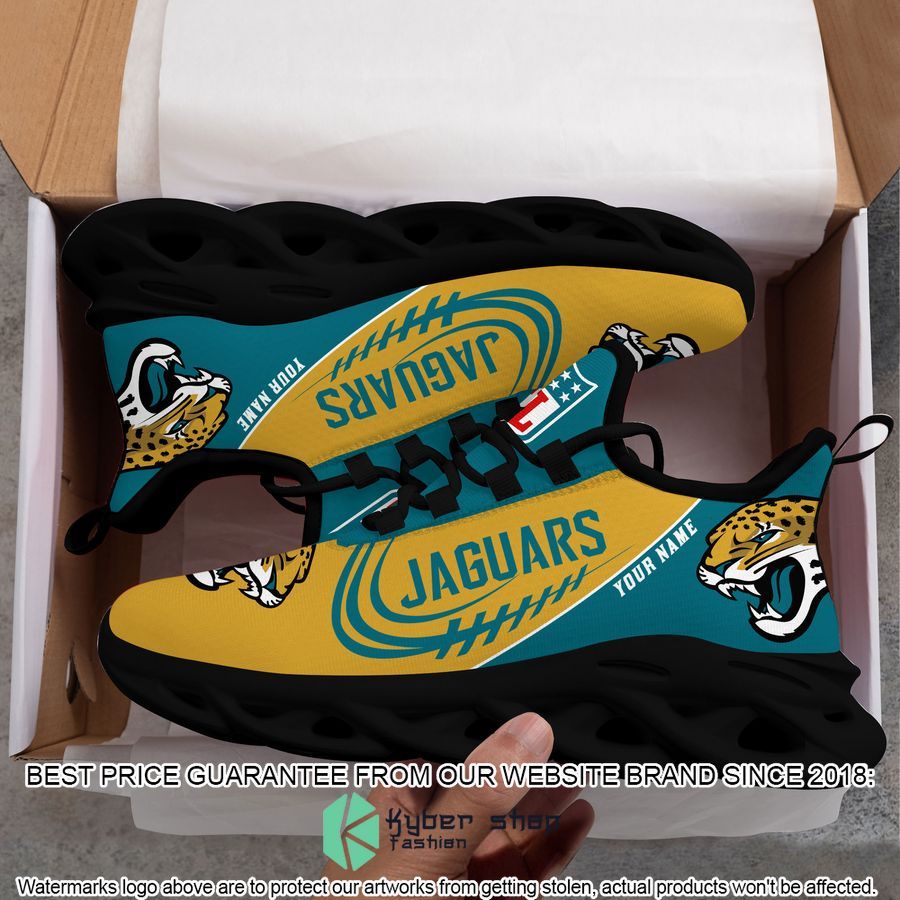 Personalized Jacksonville Jaguars Max Soul Shoes 6 Personalized Jacksonville Jaguars Max Soul Shoes word3