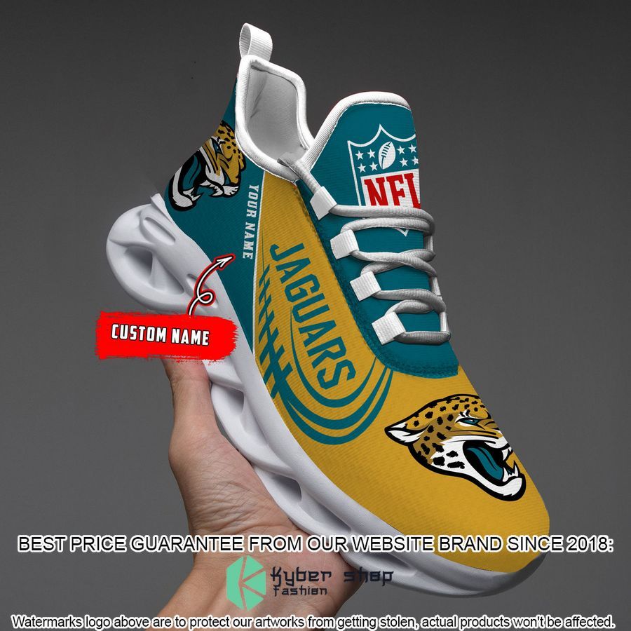 Personalized Jacksonville Jaguars Max Soul Shoes 8 Personalized Jacksonville Jaguars Max Soul Shoes word3