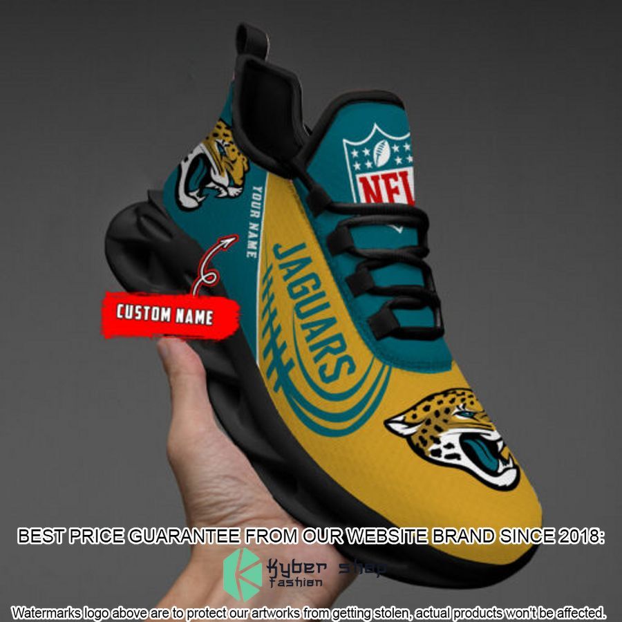 Personalized Jacksonville Jaguars Max Soul Shoes 9 Personalized Jacksonville Jaguars Max Soul Shoes word3