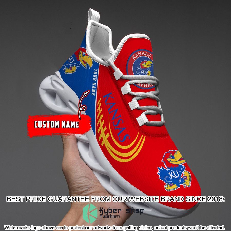 Personalized Kansas Jayhawks Max Soul Shoes