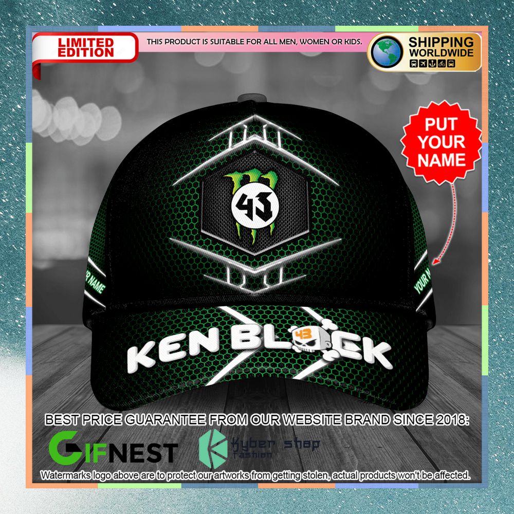 Personalized Ken Block Cap 4 Personalized Ken Block Cap word3