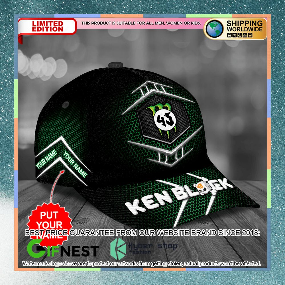 Personalized Ken Block Cap 5 Personalized Ken Block Cap word3