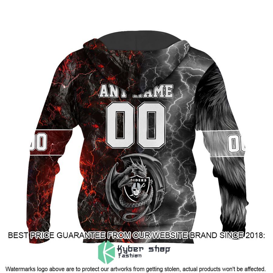 Personalized Las Vegas Raiders Dragon Demon Face Hoodie, Pants 4 Personalized Las Vegas Raiders Dragon Demon Face Hoodie, Pants word2