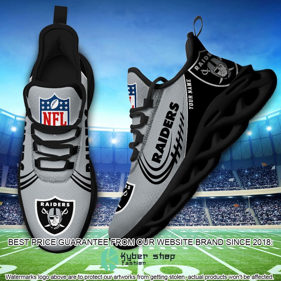 Personalized Las Vegas Raiders Max Soul Shoes 4 Personalized Las Vegas Raiders Max Soul Shoes word3
