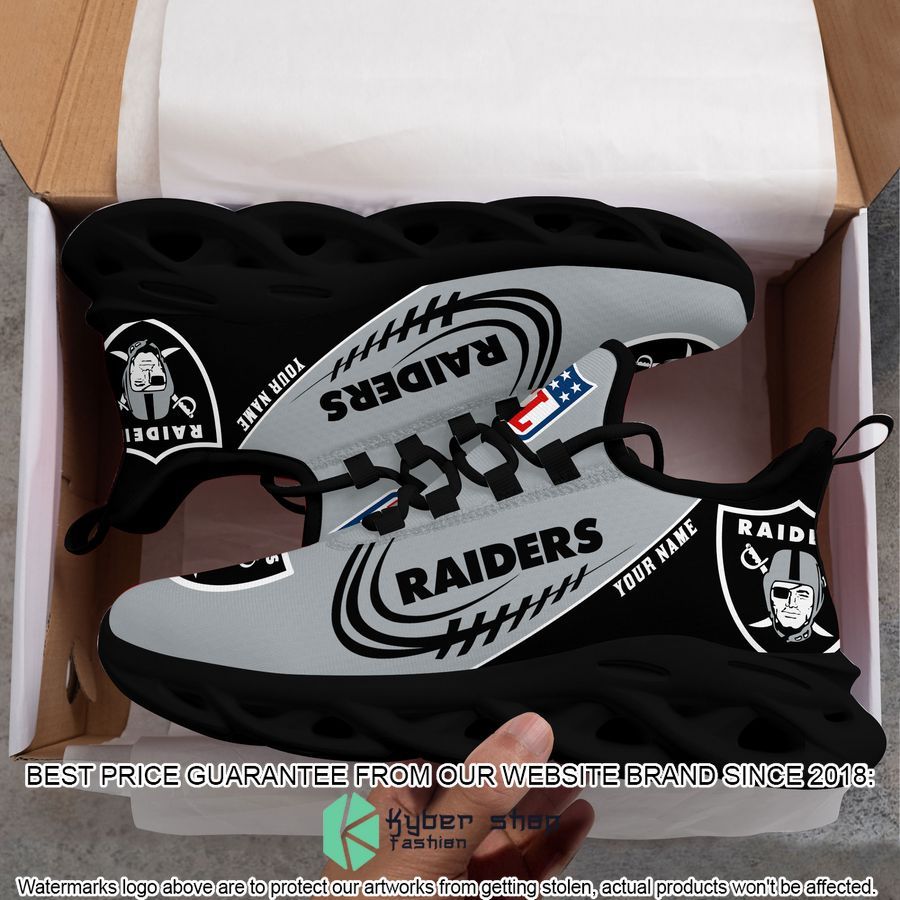 Personalized Las Vegas Raiders Max Soul Shoes 6 Personalized Las Vegas Raiders Max Soul Shoes word3
