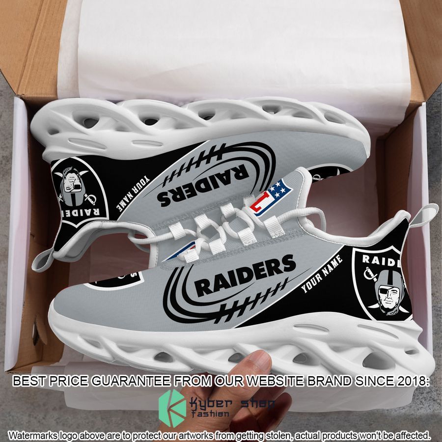Personalized Las Vegas Raiders Max Soul Shoes 7 Personalized Las Vegas Raiders Max Soul Shoes word3