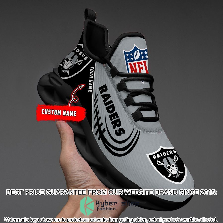 Personalized Las Vegas Raiders Max Soul Shoes 8 Personalized Las Vegas Raiders Max Soul Shoes word3