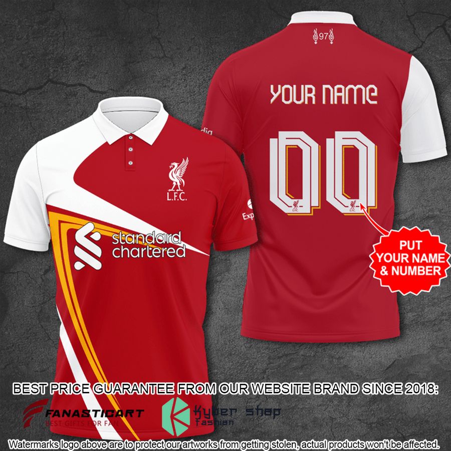 Personalized Liverpool FC Polo Shirt