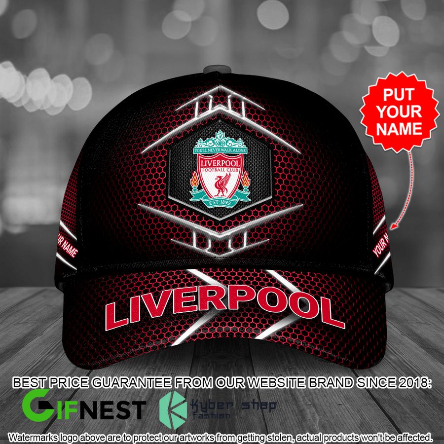 Personalized Liverpool Football Club Cap
