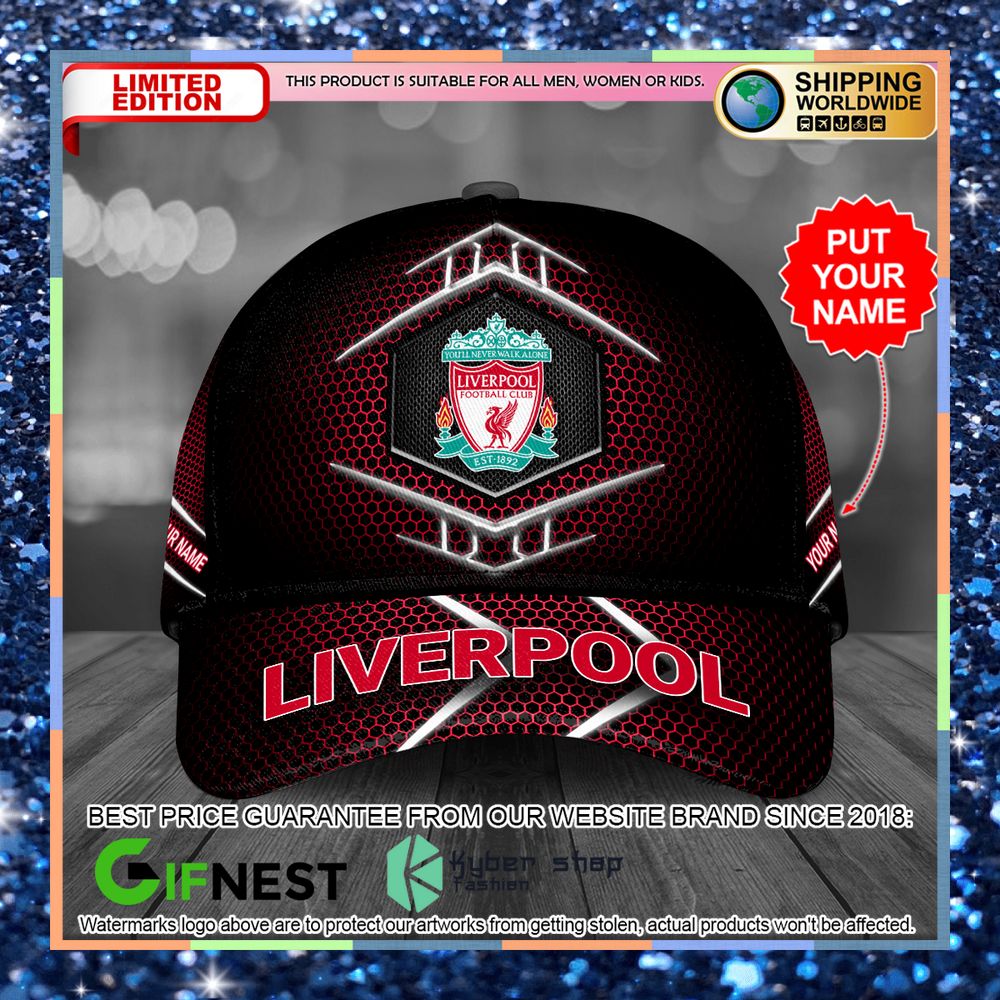 Personalized Liverpool Football Club Cap 4 Personalized Liverpool Football Club Cap word1