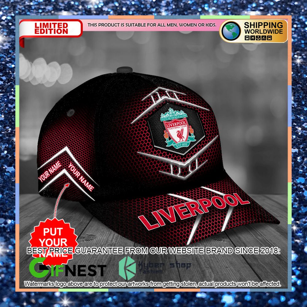 Personalized Liverpool Football Club Cap 5 Personalized Liverpool Football Club Cap word1