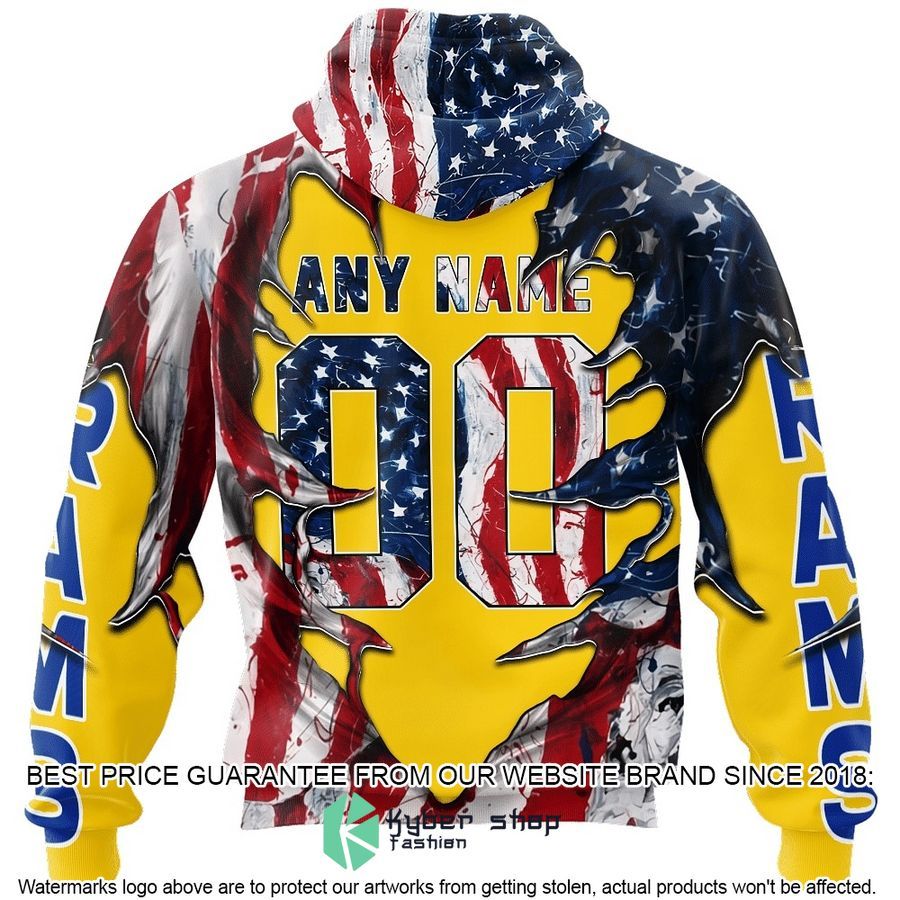 Personalized Los Angeles Rams Demon Face American Flag Shirt, Hoodie 5 Personalized Los Angeles Rams Demon Face American Flag Shirt, Hoodie word1