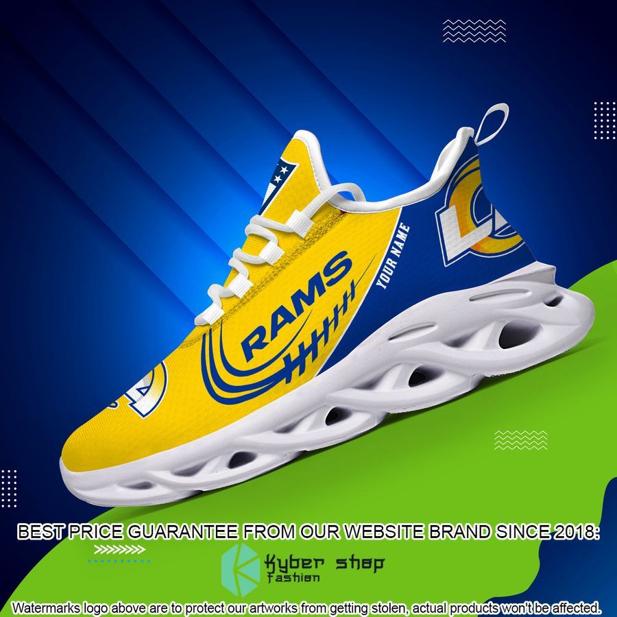 Personalized Los Angeles Rams Max Soul Shoes 3 Personalized Los Angeles Rams Max Soul Shoes word2