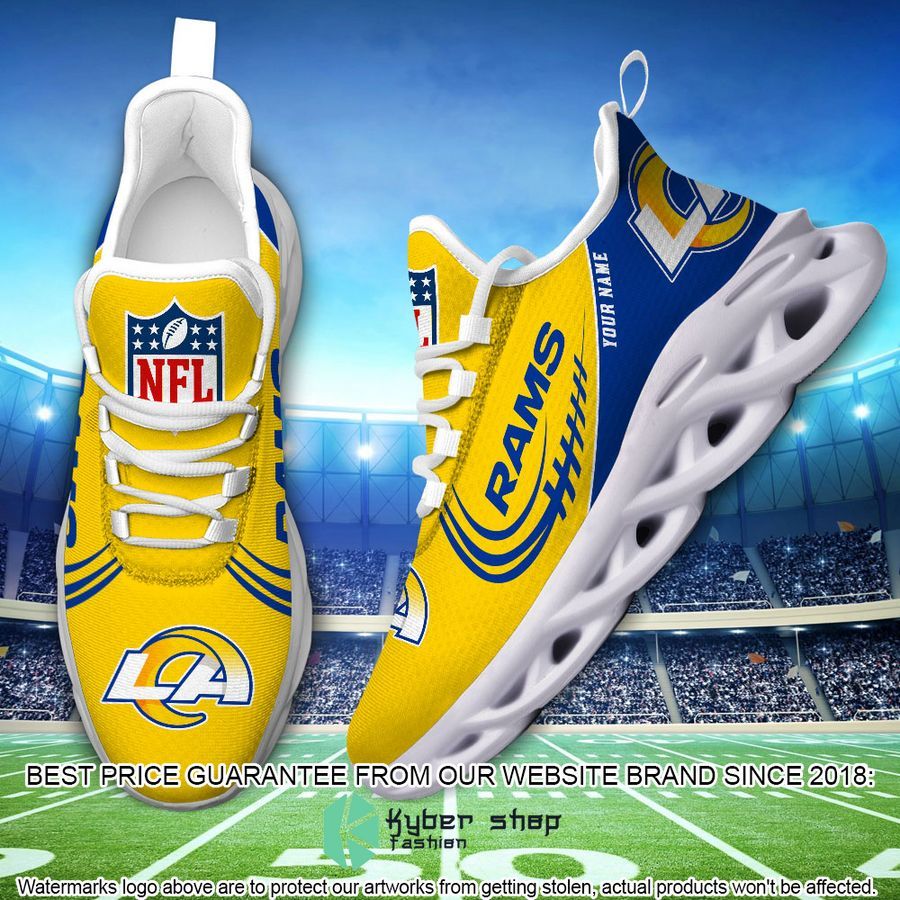 Personalized Los Angeles Rams Max Soul Shoes 4 Personalized Los Angeles Rams Max Soul Shoes word2