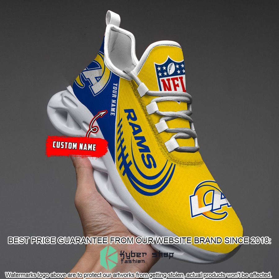 Personalized Los Angeles Rams Max Soul Shoes 9 Personalized Los Angeles Rams Max Soul Shoes word2