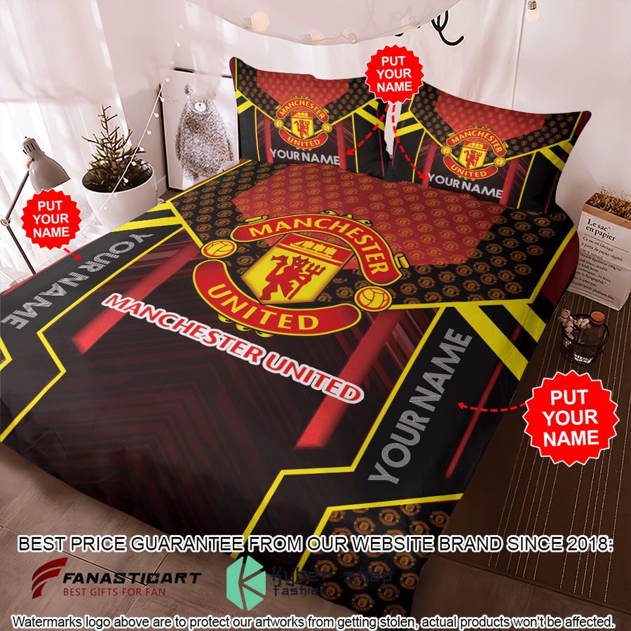 Personalized Manchester United Bedding Set 3 Personalized Manchester United Bedding Set word3