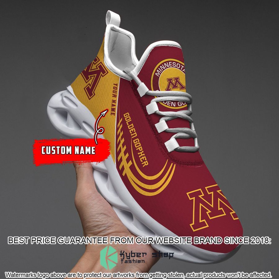 Personalized Minnesota Golden Gophers Max Soul Shoes