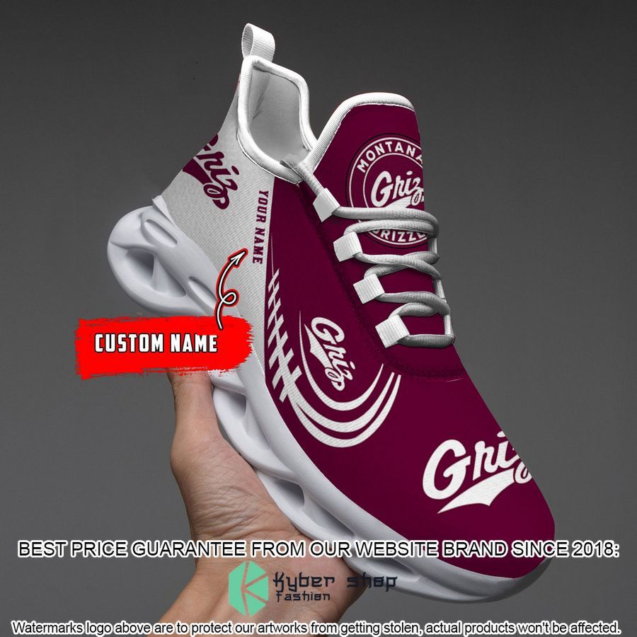 Personalized Montana Grizzlies Max Soul Shoes