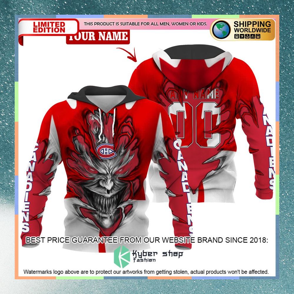 Personalized Montreal Canadiens Demon 3D Hoodie 7 Personalized Montreal Canadiens Demon 3D Hoodie word3