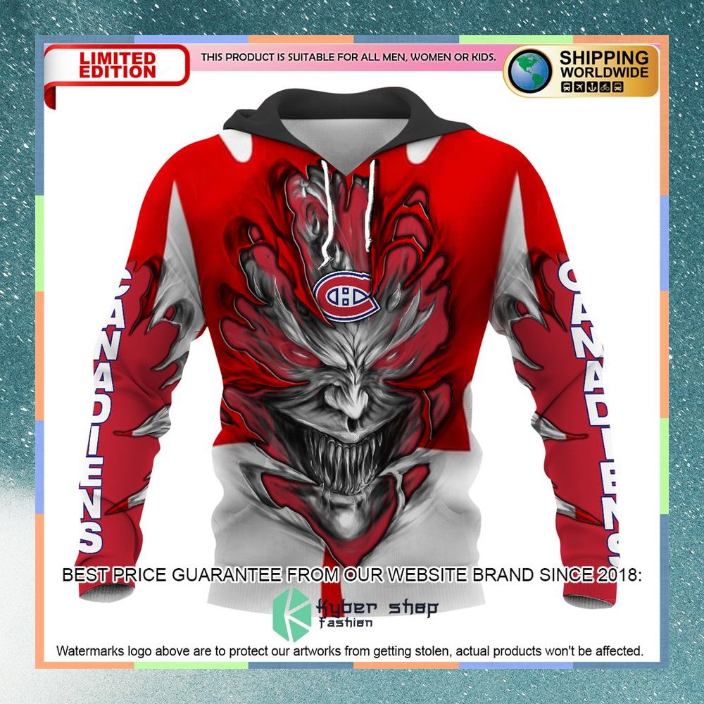 Personalized Montreal Canadiens Demon 3D Hoodie 9 Personalized Montreal Canadiens Demon 3D Hoodie word3